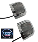 Світлодіодне підсвічування логотипу в двері автомобіля AUDI на скотчі CREE