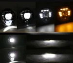 Універсальні світлодіодні світлодіодні фари 7 дюймів Led DRL 60W Дальній ближній світ ДХО Указатель поворота - Зображення 8