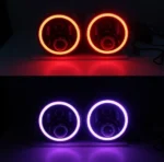 Універсальні світлодіодні Bi LED фари 7 дюймів RGB з налаштуванням кольору по Bluetooth для, Нива, Волга, УАЗ - Зображення 9