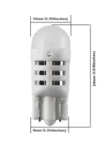 Світлодіодна лампа Т10 W5W 1SMD 3030 12V Біла - Зображення 2