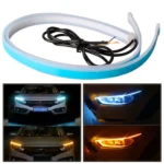 Гнучкі денні ходові вогні ДХО - вії. LED DRL з функцією покажчика повороту, що біжать. Стиль Ауді, 45см