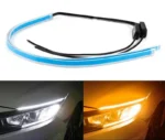 Гнучкі денні ходові вогні ДХО - вії. LED DRL з функцією покажчика повороту, що біжать. 45см - Зображення 2