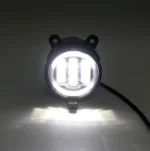 Світлодіодна противотуманная балка, фара Led ВАЗ, Priora, Газель з ангельськими глазками ГАБАРИТ Білий - Зображення 8