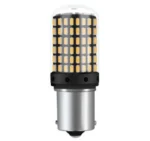 Світлодіодна лампа з цоколем 1156 BA15s P21W 144 SMD 3014 12V Жовтий - Зображення 5