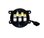 Світлодіодна протитуманна балка Led кругла 5 лінз 90мм 3,5" OPEL, PEUGEOT, RENAULT, FORD Білий Жовтий - Зображення 3