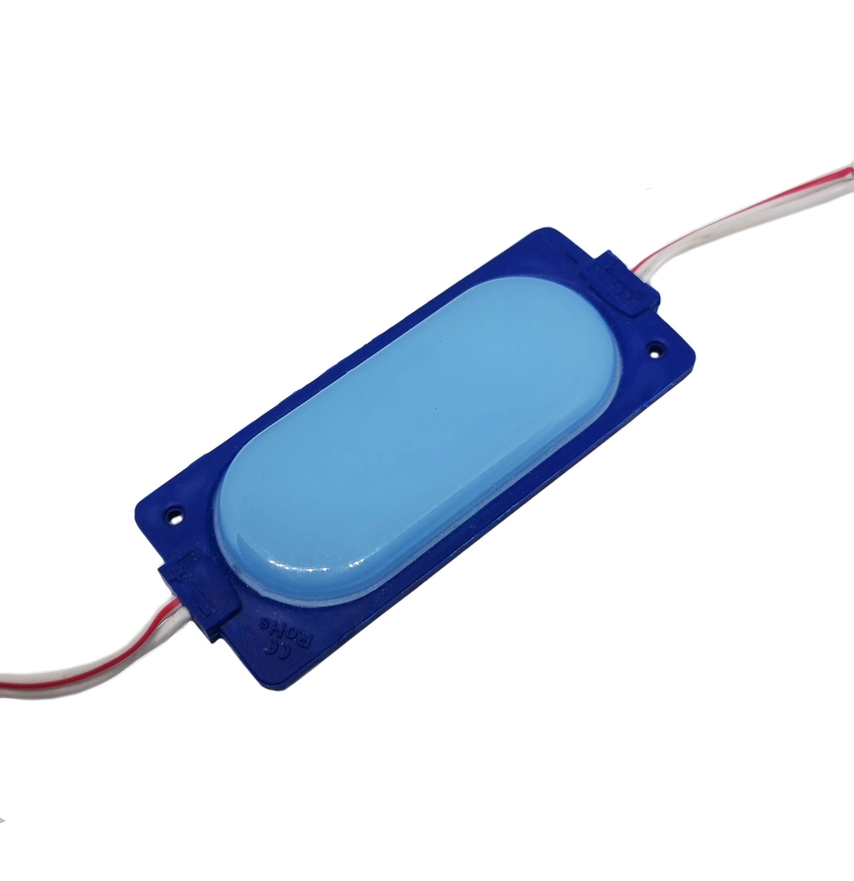 3422753241_svitlodiodnij-modul-cob Світлодіодний модуль COB 3W 8535 Синій на скотчі - Зображення 1