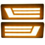 Бічний світлодіодний повторювач поворотів, marker сигналу повороту Нива 2121 21213 21214 Урбан Жовті - Зображення 4