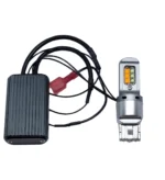Денні ходові вогні Дхо з режимом функцією повороту 7440 T20 W21W W3x16d 12 smd Cree Білий Жовтий з обманкою - Зображення 3