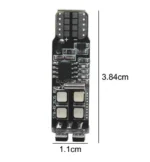 Світлодіодна лампа Т10 W5W габаритні вогні RGB Led різнокольорові, стробоскоп. З дистанційним керуванням - Зображення 4