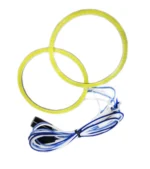 Світлодіодні ангельські глазки COB Білий діаметр 90 мм з резистором комплектом - Зображення 6