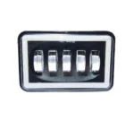 Світлодіодна протитуманна фара ПТФ LED 5 лінз з ангельськими очками ближнє дальнє світло Біла - Зображення 2