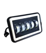 Світлодіодна протитуманна фара ПТФ LED 5 лінз з ангельськими очками ближнє дальнє світло Біла