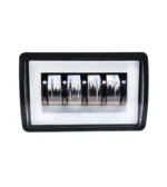 Світлодіодна протитуманна фара ПТФ LED 4 лінзи з ангелами ГАБАРИТ Біла - Зображення 3