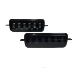 Світлодіодні підфарники Нива 2121-21214 11 лінз туманки з ДХО і поворотом, що біжить Білий Жовтий ПРЕМІУМ - Зображення 3