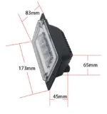 Світлодіодна Led ПТФ протитуманка. ВАЗ 2110, 2111, 2112, 2114, 2115 з ангельськими очима, габаритом та поворотом - Зображення 2