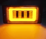 Світлодіодна Led ПТФ протитуманка. ВАЗ 2110, 2111, 2112, 2114, 2115 з ангельськими очима, габаритом та поворотом - Зображення 9