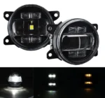 Світлодіодна протитуманна фара Led кругла 90мм 3,5" 30W чітка смуга світла ДХО Поворот Ford Білий Жовтий