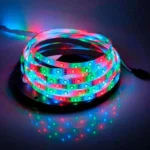 Світлодіодна стрічка 5050 SMD 12V Білий 5 метрів/бухта RGB у комплекті з пультом та блоком живлення 5м - Зображення 3