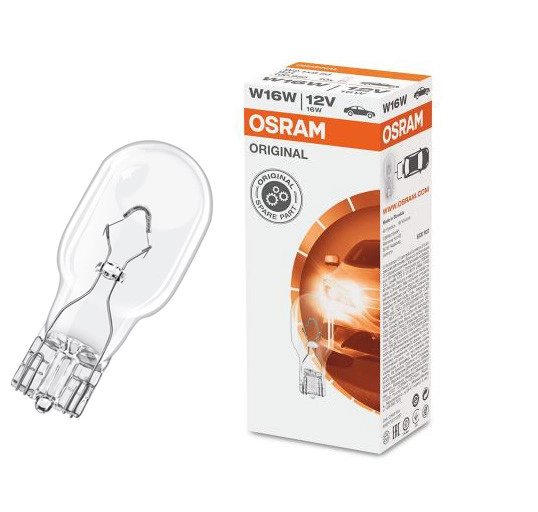 3633196662_galogenni-lampi-osram Галогенні лампи Osram W16W ORIGINAL 12V W2,1X9,5 2X10 921 - Зображення 1