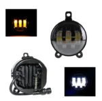 Світлодіодні протитуманні фари Led ПТФ ВАЗ 2170 - 2173 Лада Пріора, Priora, Газель, Granta 90мм Білий Жовтий