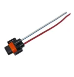 Патрон роз'єм під лампу Н11 пластиковий з проводами - Зображення 4