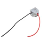 Патрон роз'єм цоколь під лампу P21W, S25, 1156, BA15s пластиковий із проводами. Одноконтактний патрон - Зображення 4