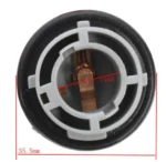 Патрон роз'єм цоколь під лампу P21W, S25, 1156, BA15s пластиковий із проводами. Одноконтактний патрон - Зображення 2