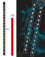 Світлодіодне декоративне підсвічування ніг з пультом RGB для салону автомобіля 4 панелі 18 SMD з пультом RGB - Зображення 6