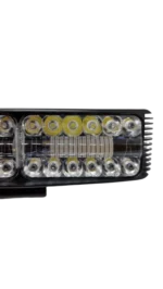 Світлодіодна додаткова фара Led Балка 10-85V 65W 48LED 21.5*7*5.5см Білий Синій - Зображення 7
