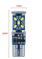 Світлодіодна лампа Т10 W5W 15SMD 2016 canbus з обманкою 12V Біла - Зображення 2