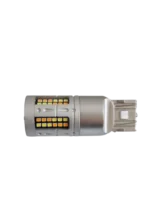 Двоколірні світлодіодні лампи Led 7443 T20 W21/5W W3x16q 72SMD 2016 1500Lm 12V Білий Жовтий - Зображення 4