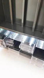 Шафа для зберігання автомобільних ламп OSRAM Органайзер касетниця сортовик ящик з осередками підвісний стенд - Зображення 3