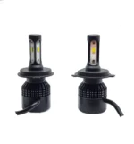 Автомобільні світлодіодні лампи з цоколем H4 модель F2 з вентилятором 8000Lm