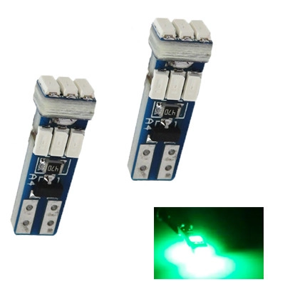 3677371328_svitlodiodna-lampa-u Світлодіодна лампа у приладову панель Т5 9 SMD 3014 12V Зелена - Зображення 1