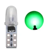Світлодіодна лампа у приладову панель Т5 9 SMD 3014 12V Зелена - Зображення 4