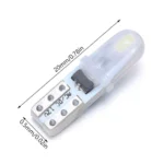 Світлодіодна лампа у приладову панель Т5 9 SMD 3014 12V Зелена - Зображення 3