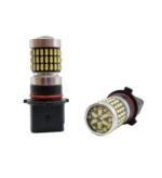 Світлодіодна лампа з цоколем P13W 78SMD 3014 12V Біла з драйвером