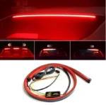 Додатковий гнучкий Стоп Сигнал на заднє скло з функцією поворотників довжина 1 метр, червоний колір