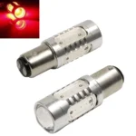 Світлодіодна лампа з цоколем 1157 BAY15d P21/5W 6W COB 12V Червона