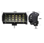 Світлодіодна фара 24 Led балка 36W 16*6,5см Біла Ближнє світло - Зображення 2