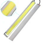 Денні ходові вогні світлодіодні DRL 14см COB Білі Хром (комплект 2шт) - Зображення 3