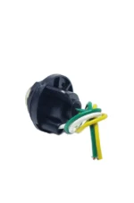 Патрон роз'єм цоколь під лампу P21/5W 1157 металевий із проводами. Двоконтактний патрон - Зображення 2