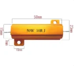 Резистор Canbus Led. Обманка для світлодіодних LED ламп 50W 10 Ом - Зображення 3