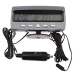 Годинник автомобільний VST 7045 V термометр вольтметр VST-7045V - Зображення 2