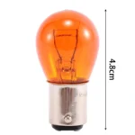 Автомобільна лампа з цоколем 1157 BAY15d P21/5W FAGIS AMBER Жовта - Зображення 2