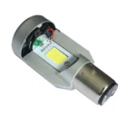 Світлодіодна лампа LED Motorcycle цоколь BA20D 20W 2000lm для мопеда скутера Біла - Зображення 2