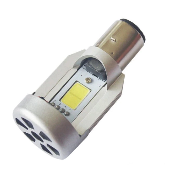 3852006489_svitlodiodna-lampa-led Світлодіодна лампа LED Motorcycle цоколь BA20D 20W 2000lm для мопеда скутера Біла - Зображення 1