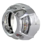 Маска для біксенонових Bi Led лінз 3" Panamera Led Style з блоками CREE ДХО габарит поворот Білий Жовтий 1 шт - Зображення 5