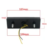 Бічний світлодіодний повторювач поворотів, marker сигналу повороту Нива 2121 21213 21214 Urban Жовті - Зображення 4