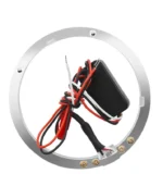 Світлодіодні ангельські очі Led кільця для маски 2,5 дюйма 80 мм 10-30V з розсіювачем Білий Жовтий - Зображення 4